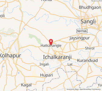 Map of Hatkalangda, Maharashtra