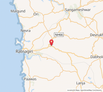 Map of Hatkamba, Maharashtra