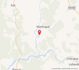 Map of Hatkoli, Chhattisgarh