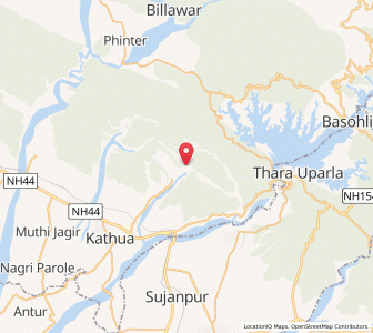 Map of Hatli, Kashmir