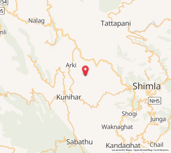 Map of Hatnati, Himachal Pradesh