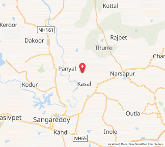 Map of Hatnur, Andhra Pradesh