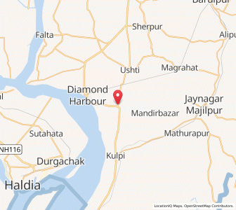 Map of Hatugan, West Bengal