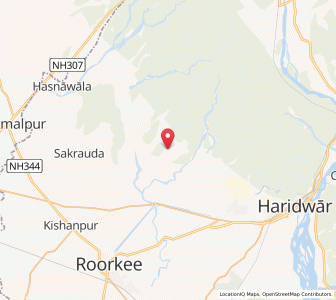 Map of Hazara, Uttarakhand