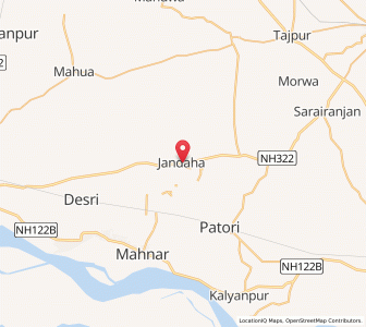 Map of Hazrat Jandaha, Bihar