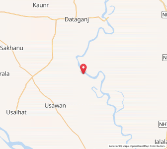 Map of Hazratpur, Uttar Pradesh