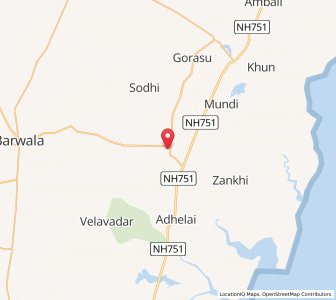 Map of Hebatpur, Gujarat