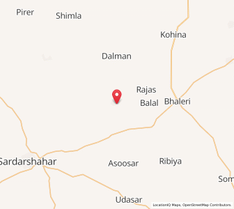 Map of Hemranwas, Rajasthan