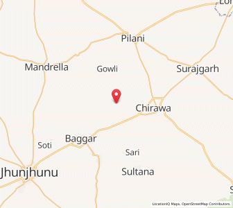 Map of Henuta ki Dhani, Rajasthan