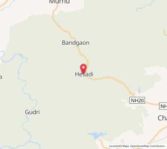 Map of Hesadi, Jharkhand
