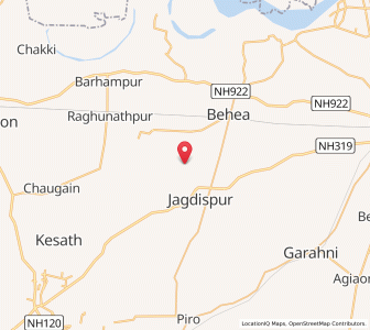 Map of Hetampur, Bihar