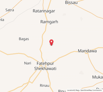 Map of Hetamsar, Rajasthan