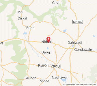 Map of Hewra, Maharashtra