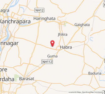 Map of Hijilia, West Bengal