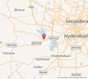 Map of Himayatnagar, Andhra Pradesh