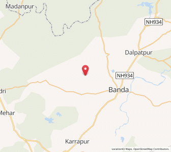 Map of Hindoriya, Madhya Pradesh