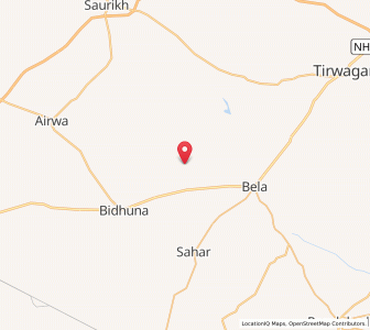 Map of Hindu Purwa, Uttar Pradesh