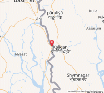Map of Hingalganj, West Bengal