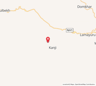 Map of Hiniskut, Kashmir