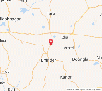 Map of Hinta, Rajasthan