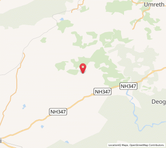 Map of Hirawari, Madhya Pradesh