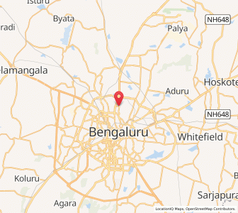 Map of HMT Layout, Karnataka