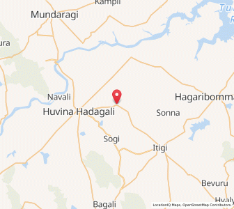 Map of Holagondi, Karnataka