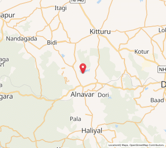 Map of Hoolikeri, Karnataka