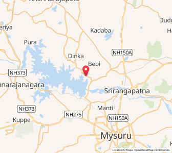 Map of Hosa Kannambadi, Karnataka