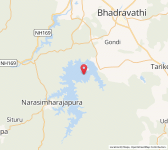 Map of Hosahalli, Karnataka