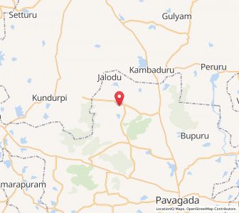 Map of Hosakote, Karnataka