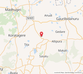 Map of Hosapalya, Karnataka
