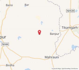 Map of Hoshanga, Uttar Pradesh