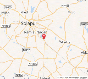 Map of Hotgi, Maharashtra