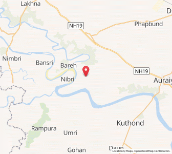 Map of Hukam ka Nagla, Uttar Pradesh