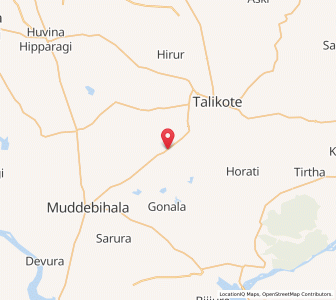 Map of Hulagbal, Karnataka