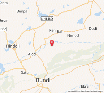 Map of Hulaspura, Rajasthan