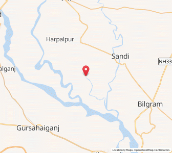 Map of Hulla Purwa, Uttar Pradesh