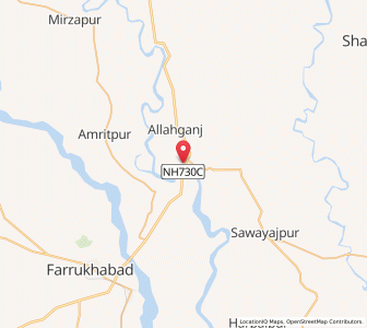 Map of Hullapur, Uttar Pradesh