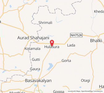 Map of Hulsoor, Karnataka
