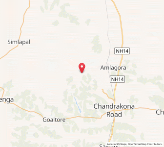 Map of Humgarh, West Bengal