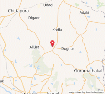 Map of Hundarki, Karnataka