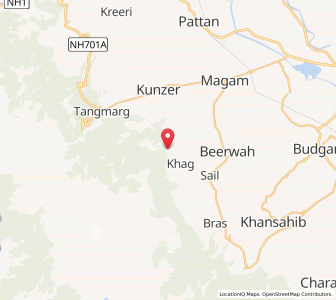 Map of Huntspur, Kashmir