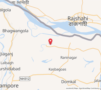 Map of Hurshi, West Bengal
