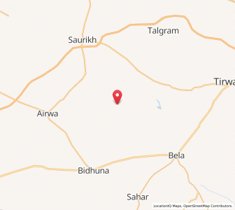 Map of Husaihnagar, Uttar Pradesh