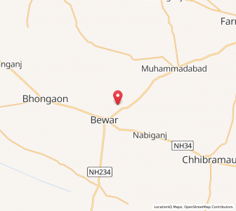 Map of Husainpur Mashmula Daryapur, Uttar Pradesh
