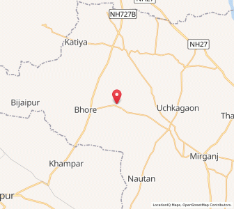 Map of Husepur, Bihar