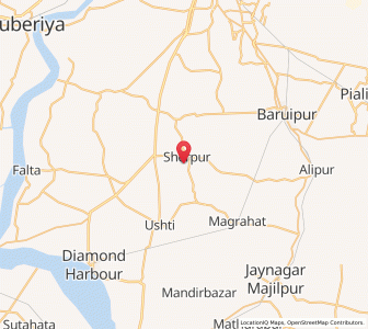 Map of Iarpur, West Bengal
