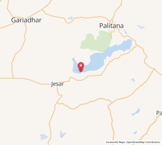 Map of Iavej, Gujarat