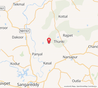 Map of Ibrahimabad, Andhra Pradesh